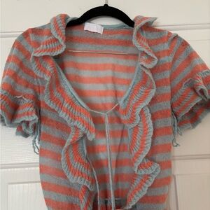 Isalis Striped Knit Top